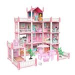 Doll House With Diy Furniture Acessories-11 Room