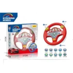Kids Steering Wheel Toy with Lights & Music